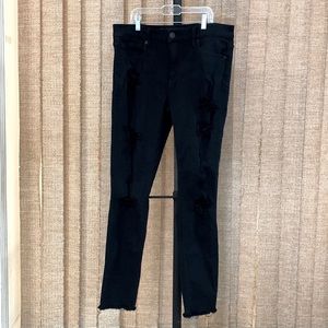 EXPRESS MID RISE DENIM LEGGING-SIZE 10